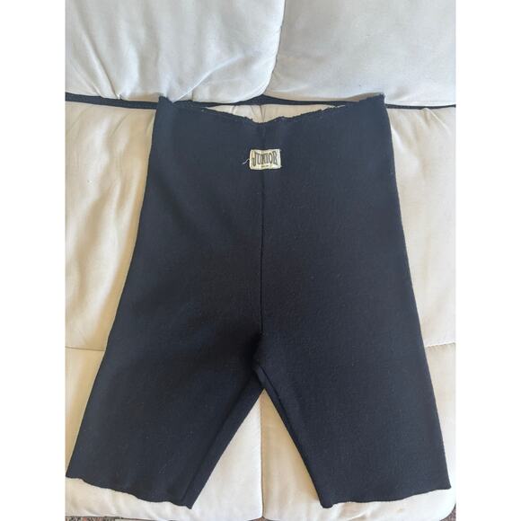 Jean Paul Gaultier Pants - Vintage Junior Gaultier Knit High-Waist Biker Shorts